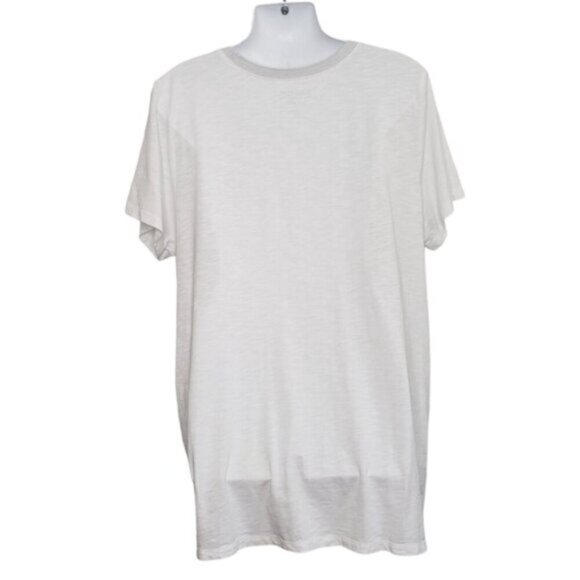 Torrid White Tee Sparkle Silver Neck Detail Size 2X - Picture 13 of 13